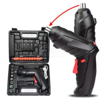 46 Pcs Rechargeable Powerful Cordless Screwdriver With Drill Machine